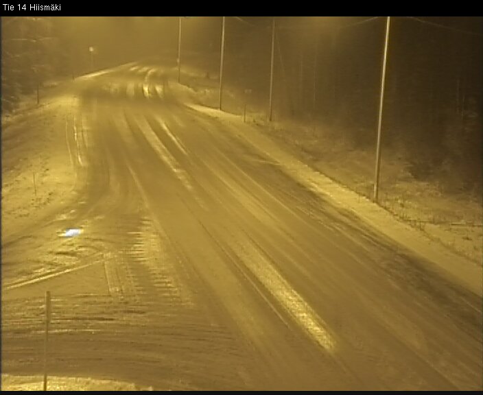 Weather Camera Image Väg 14 Rantasalmi, Hiismäki, Rantasalmi, Etelä-Savo