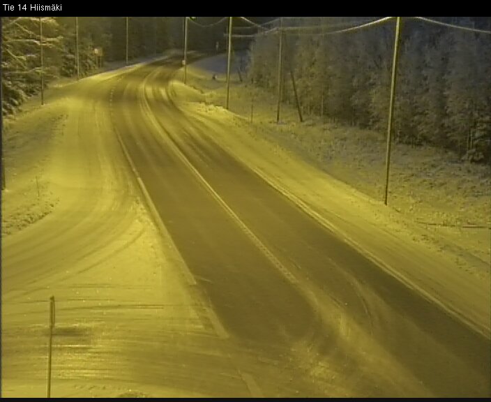 Weather Camera Image Road 14 Rantasalmi, Hiismäki, Rantasalmi, Etelä-Savo