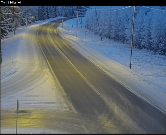 Weather Camera Image Road 14 Rantasalmi, Hiismäki, Rantasalmi, Etelä-Savo