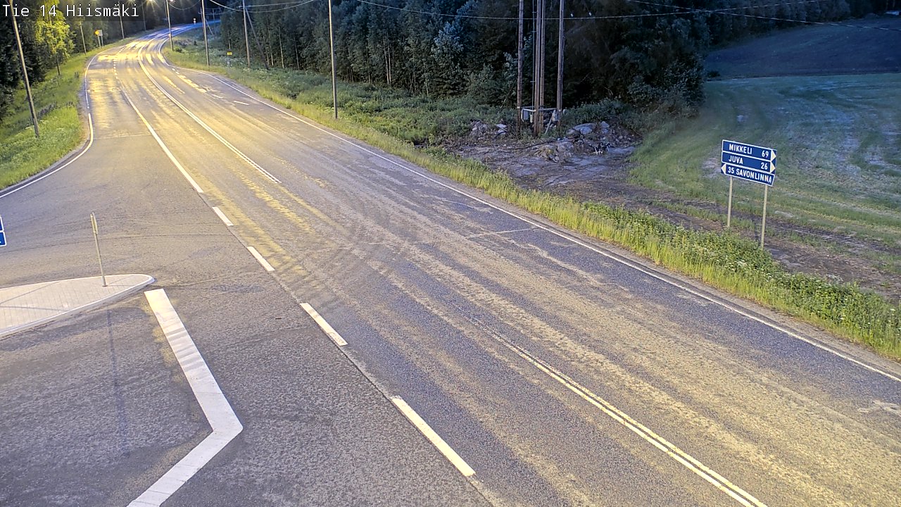 Kelikamerat Kuva Tie 14 Rantasalmi, Hiismäki, Rantasalmi, Etelä-Savo