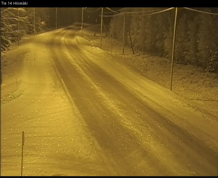 Weather Camera Image Väg 14 Rantasalmi, Hiismäki, Rantasalmi, Etelä-Savo