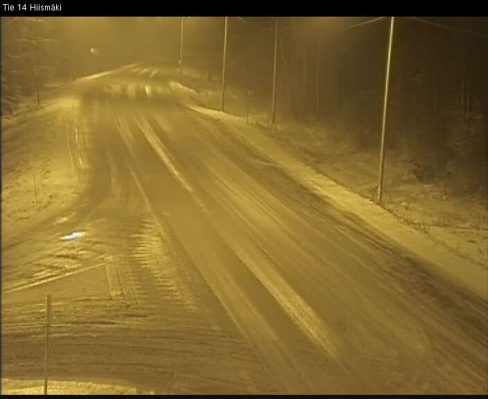 Weather Camera Image Väg 14 Rantasalmi, Hiismäki, Rantasalmi, Etelä-Savo