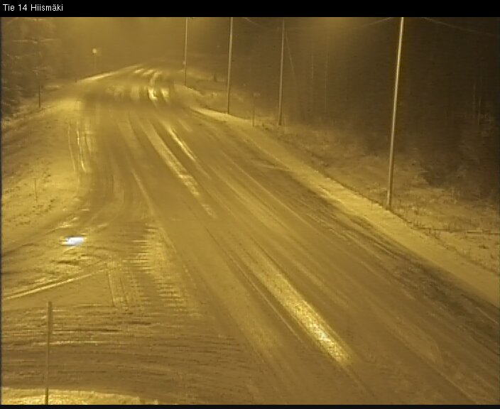 Weather Camera Image Väg 14 Rantasalmi, Hiismäki, Rantasalmi, Etelä-Savo