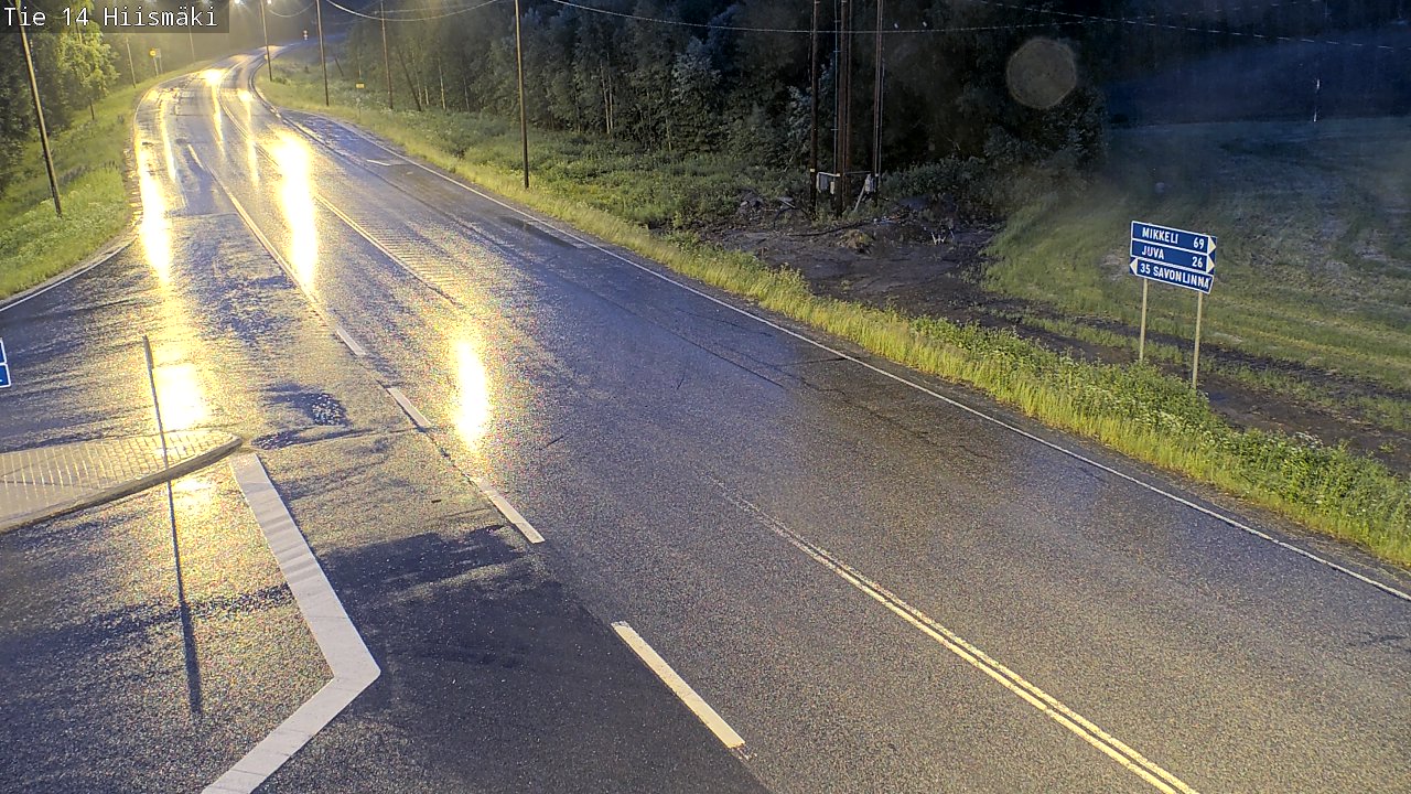 Kelikamerat Kuva Tie 14 Rantasalmi, Hiismäki, Rantasalmi, Etelä-Savo