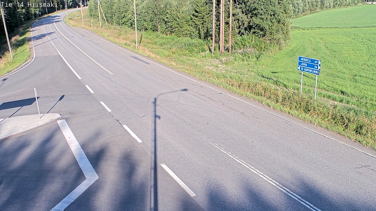 Kelikamerat Kuva Tie 14 Rantasalmi, Hiismäki, Rantasalmi, Etelä-Savo
