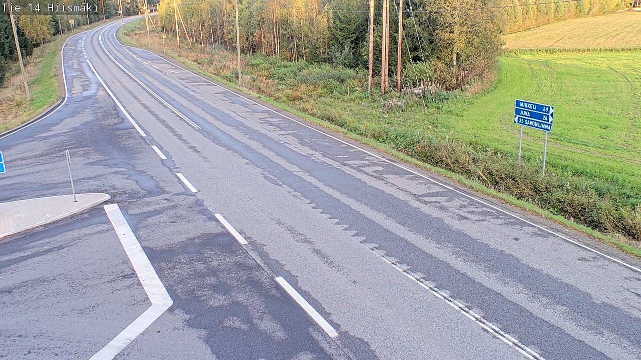 Kelikamerat Kuva Tie 14 Rantasalmi, Hiismäki, Rantasalmi, Etelä-Savo