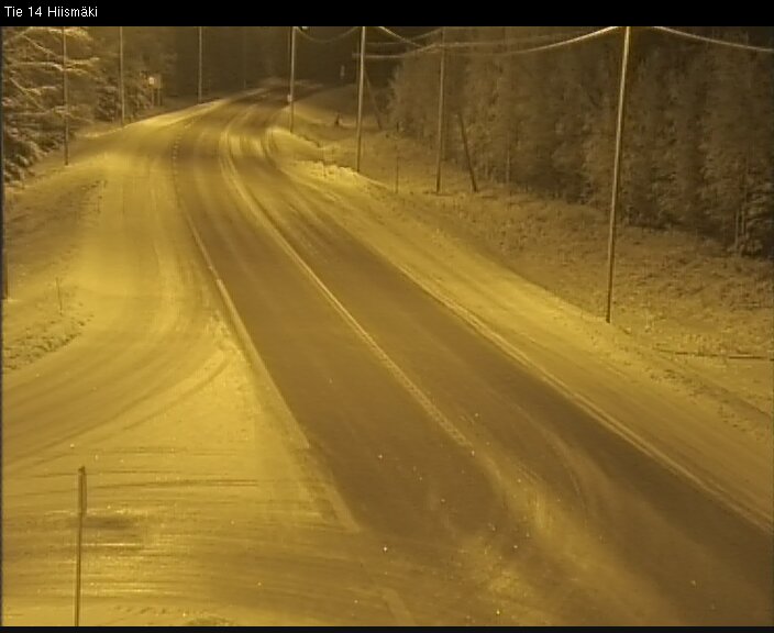 Weather Camera Image Road 14 Rantasalmi, Hiismäki, Rantasalmi, Etelä-Savo