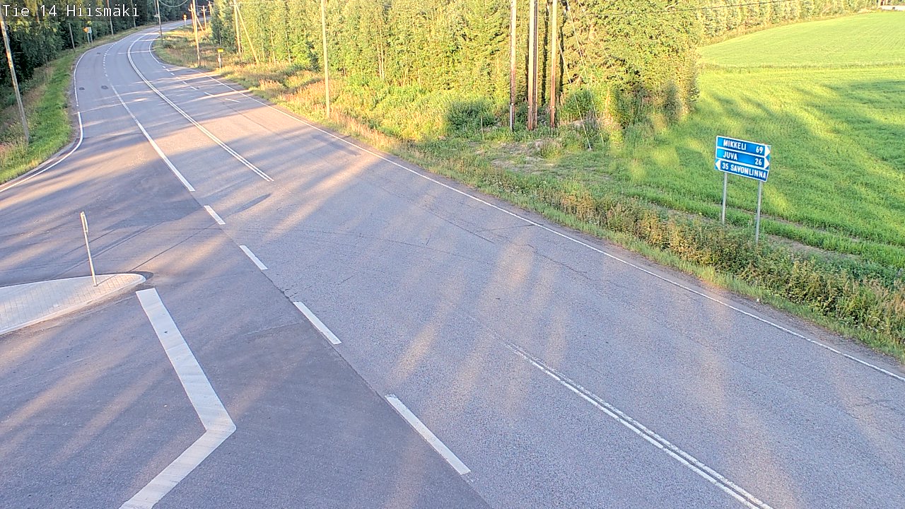 Kelikamerat Kuva Tie 14 Rantasalmi, Hiismäki, Rantasalmi, Etelä-Savo
