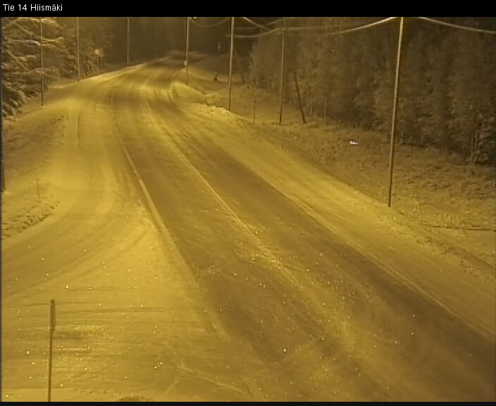 Weather Camera Image Road 14 Rantasalmi, Hiismäki, Rantasalmi, Etelä-Savo