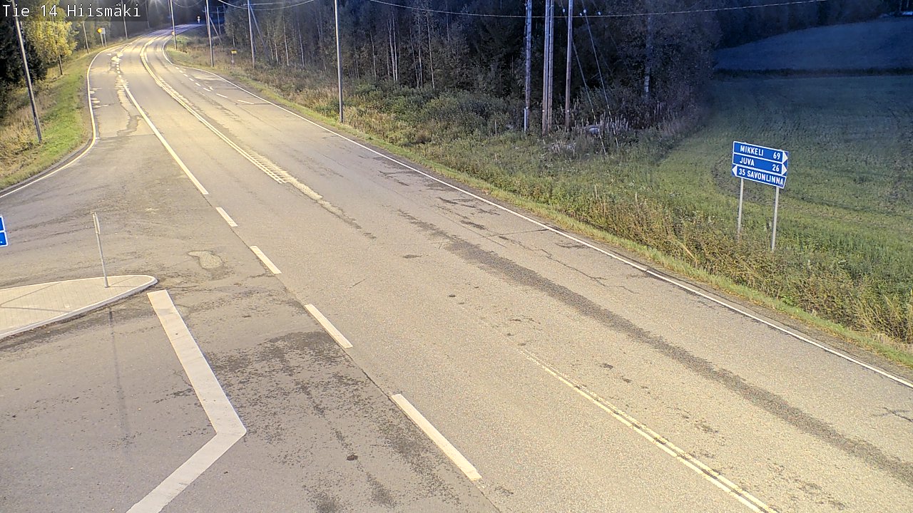 Kelikamerat Kuva Tie 14 Rantasalmi, Hiismäki, Rantasalmi, Etelä-Savo