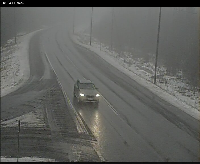 Weather Camera Image Väg 14 Rantasalmi, Hiismäki, Rantasalmi, Etelä-Savo