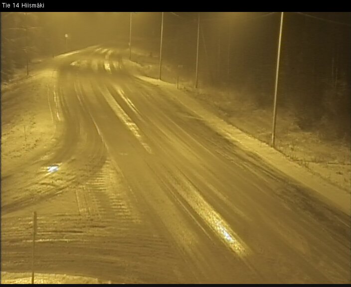 Weather Camera Image Väg 14 Rantasalmi, Hiismäki, Rantasalmi, Etelä-Savo