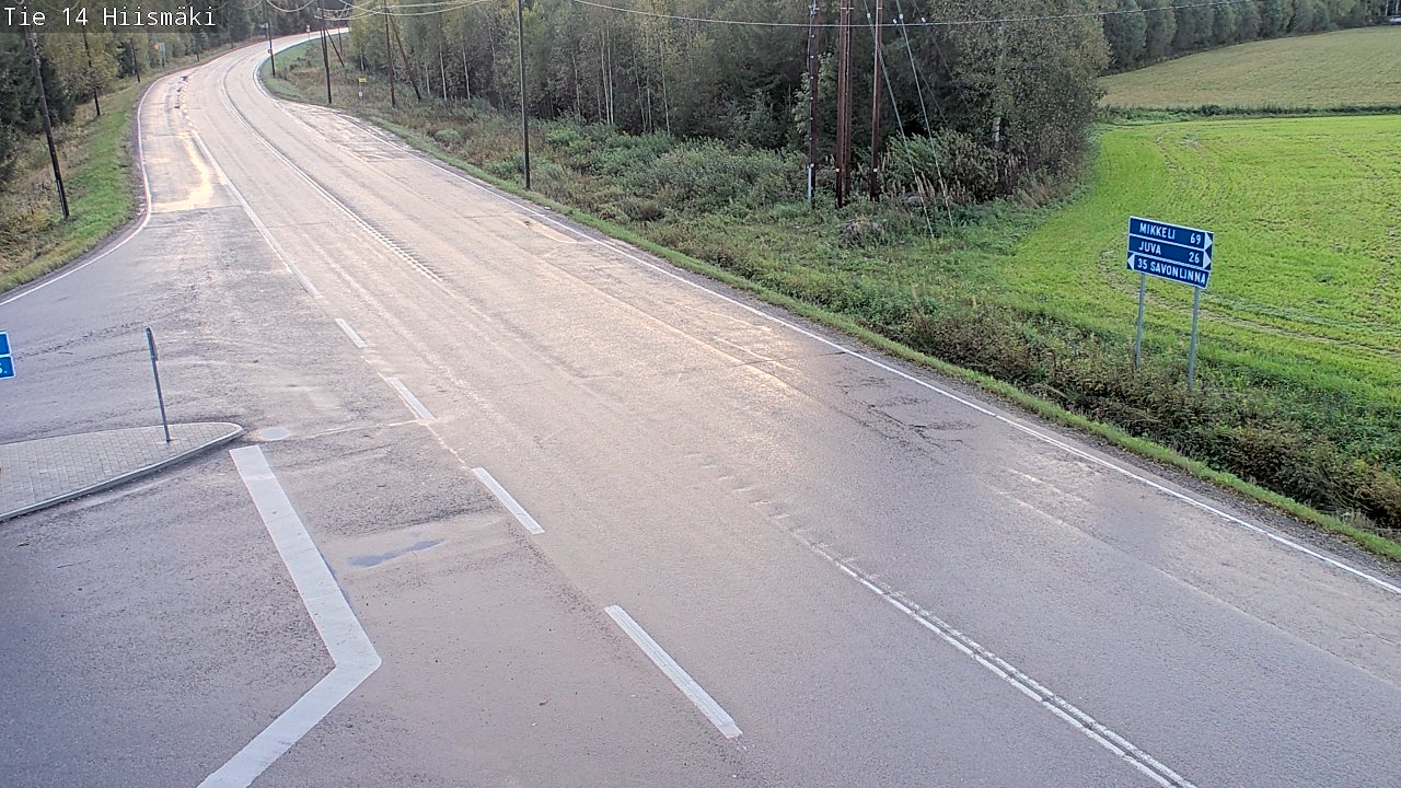 Kelikamerat Kuva Tie 14 Rantasalmi, Hiismäki, Rantasalmi, Etelä-Savo