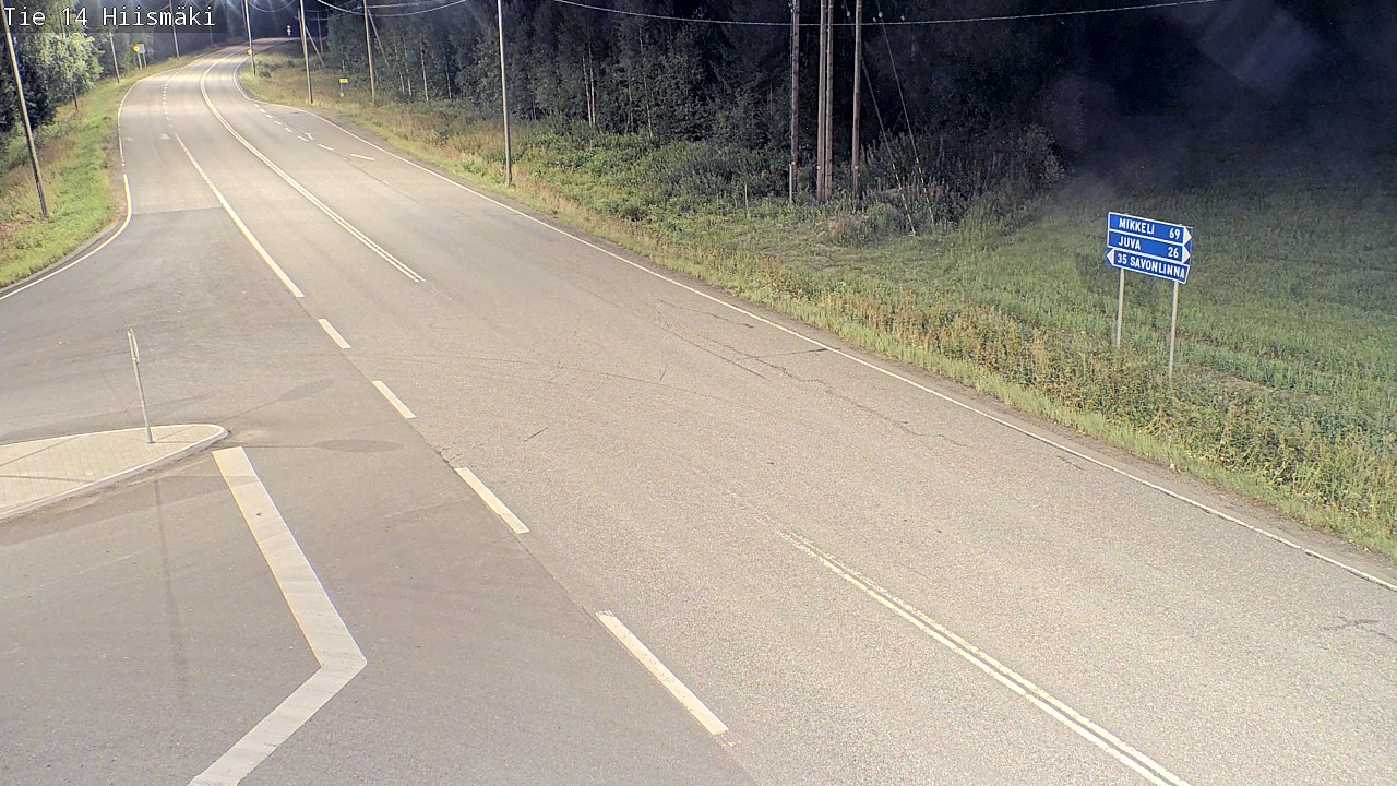 Kelikamerat Kuva Tie 14 Rantasalmi, Hiismäki, Rantasalmi, Etelä-Savo