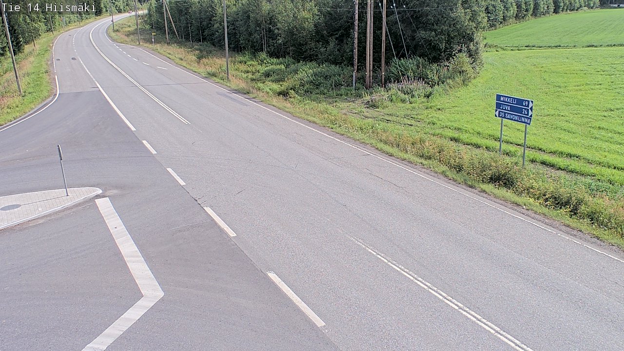 Kelikamerat Kuva Tie 14 Rantasalmi, Hiismäki, Rantasalmi, Etelä-Savo