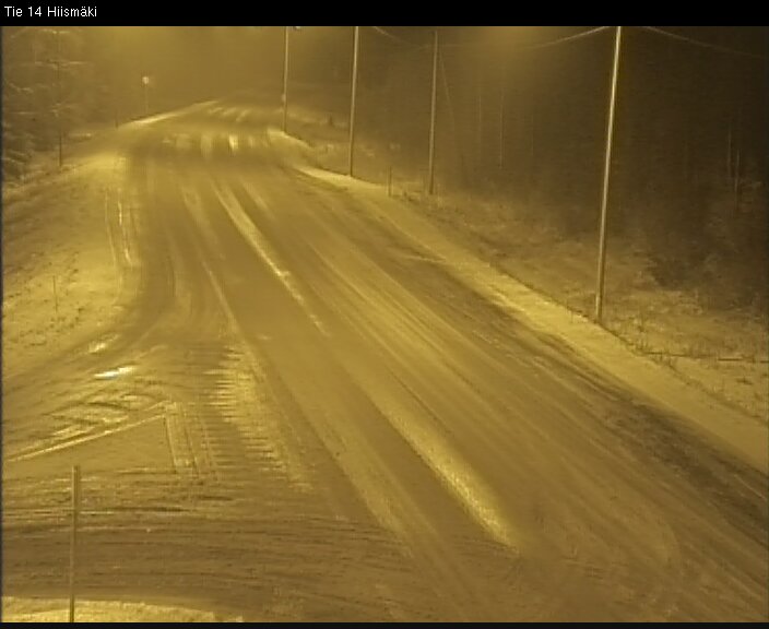 Weather Camera Image Väg 14 Rantasalmi, Hiismäki, Rantasalmi, Etelä-Savo