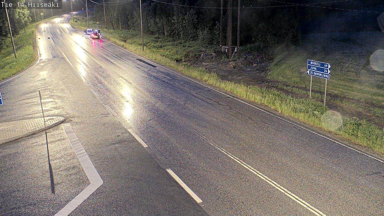 Kelikamerat Kuva Tie 14 Rantasalmi, Hiismäki, Rantasalmi, Etelä-Savo