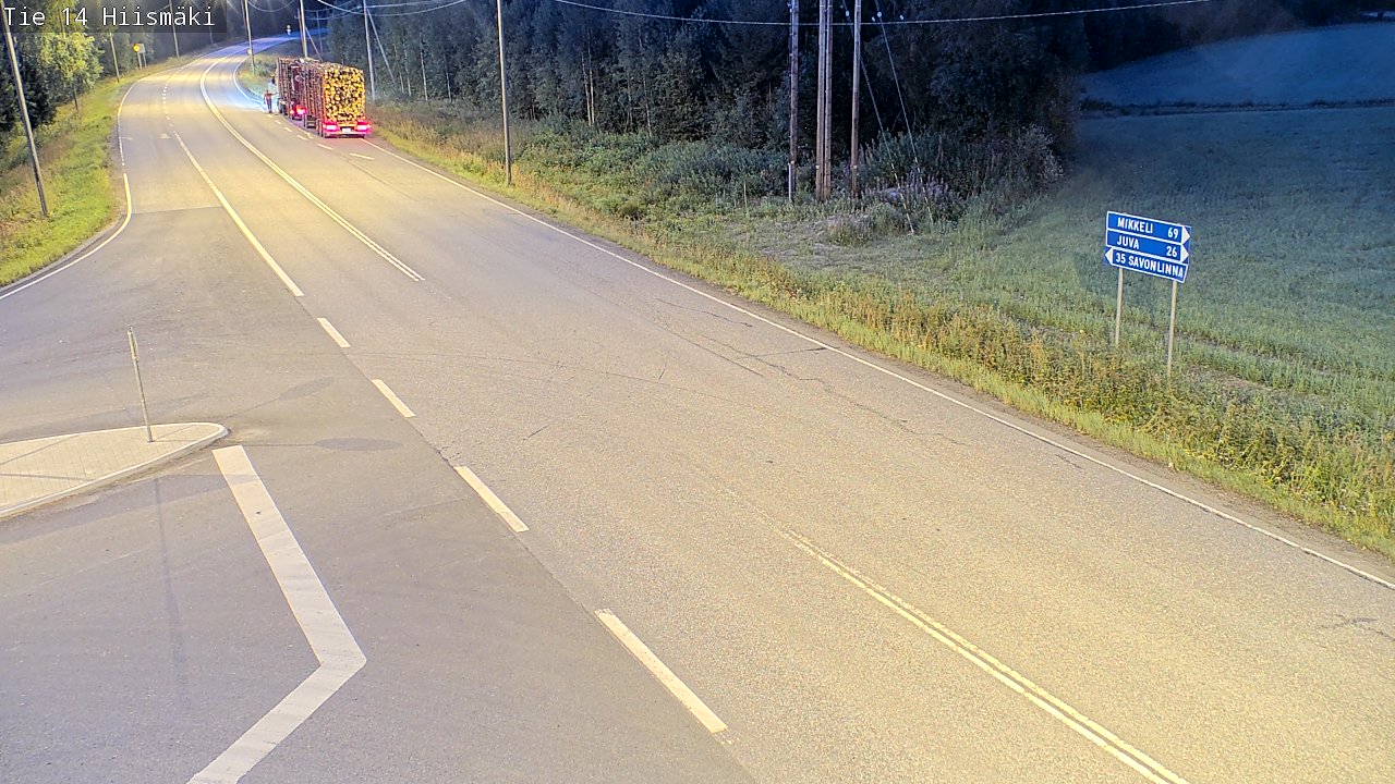 Kelikamerat Kuva Tie 14 Rantasalmi, Hiismäki, Rantasalmi, Etelä-Savo
