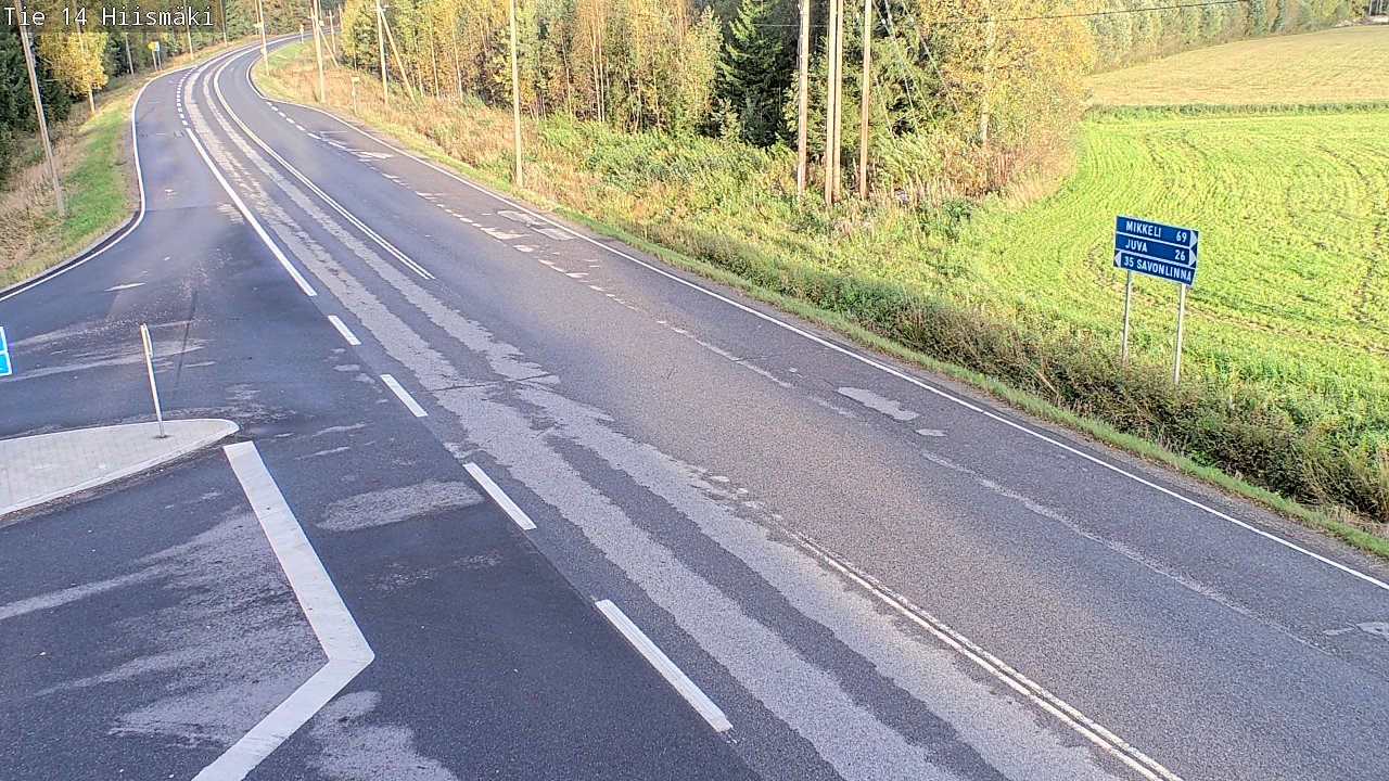 Kelikamerat Kuva Tie 14 Rantasalmi, Hiismäki, Rantasalmi, Etelä-Savo