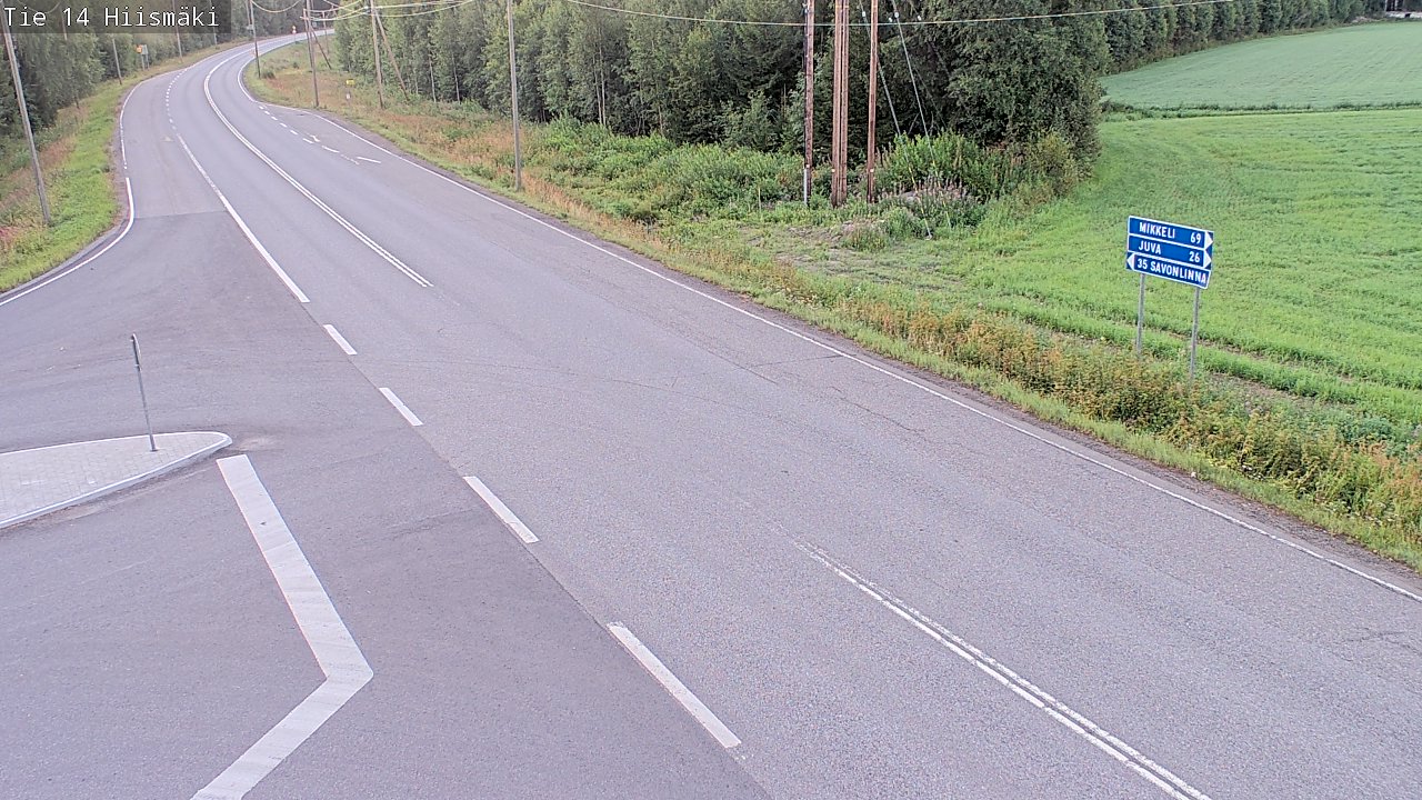Kelikamerat Kuva Tie 14 Rantasalmi, Hiismäki, Rantasalmi, Etelä-Savo