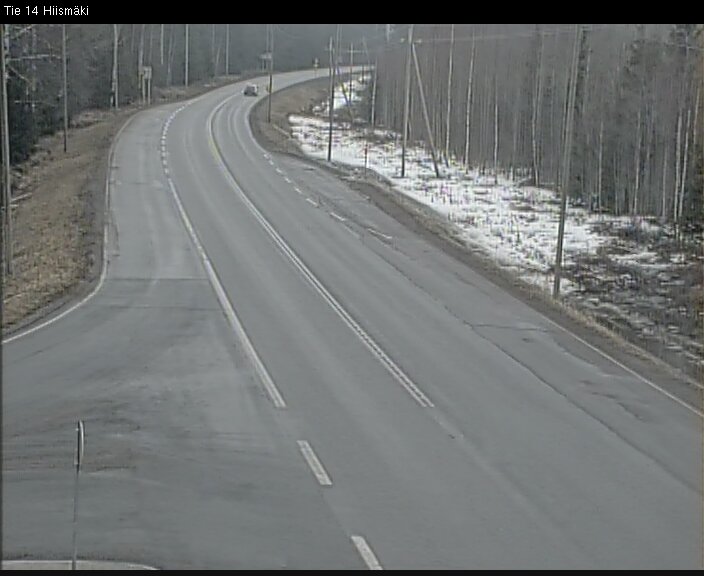 Weather Camera Image Väg 14 Rantasalmi, Hiismäki, Rantasalmi, Etelä-Savo