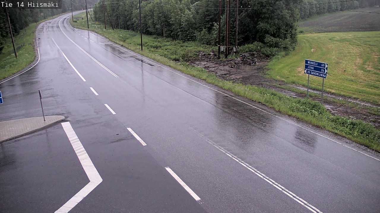 Kelikamerat Kuva Tie 14 Rantasalmi, Hiismäki, Rantasalmi, Etelä-Savo