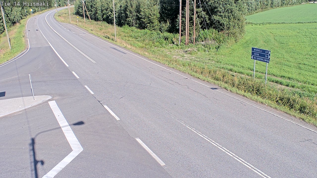 Kelikamerat Kuva Tie 14 Rantasalmi, Hiismäki, Rantasalmi, Etelä-Savo