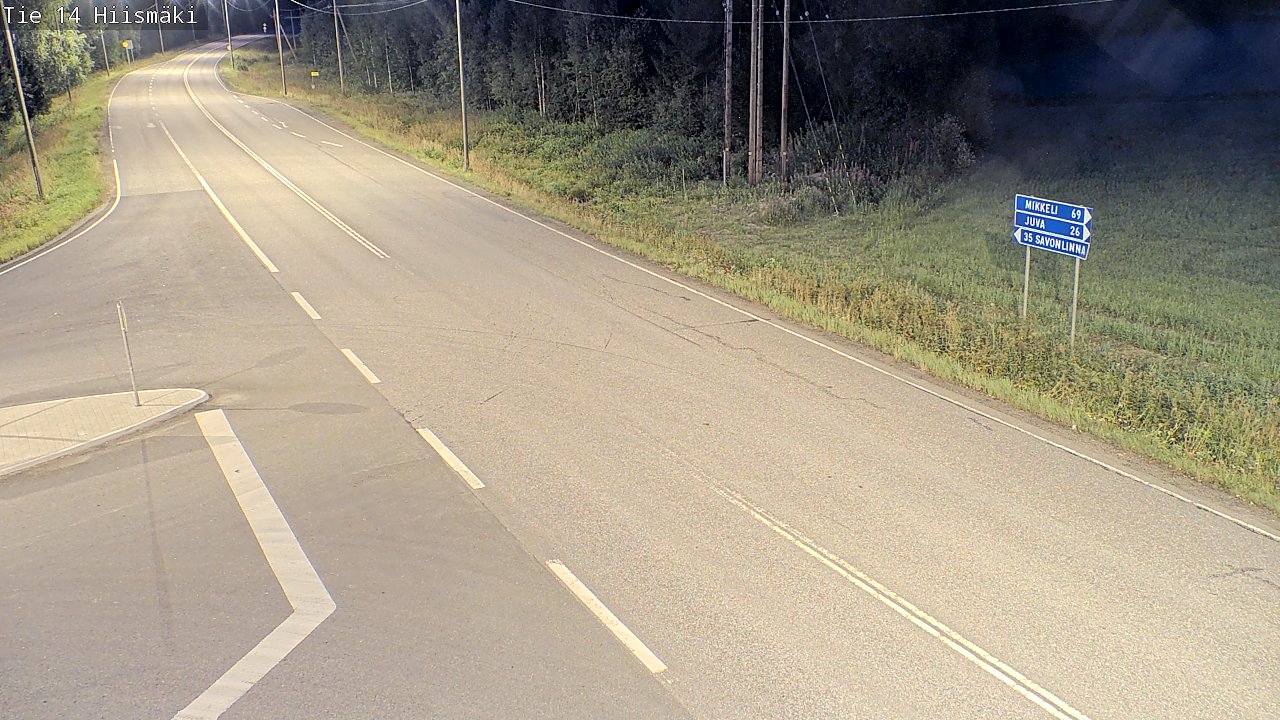 Kelikamerat Kuva Tie 14 Rantasalmi, Hiismäki, Rantasalmi, Etelä-Savo