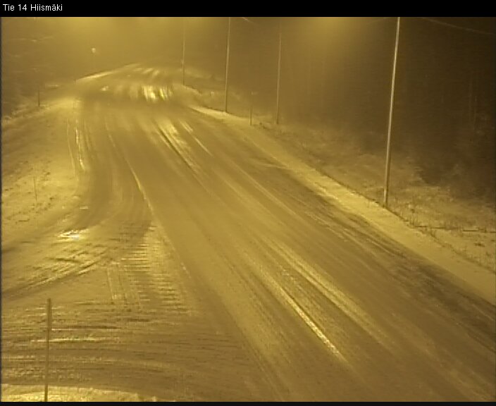Weather Camera Image Väg 14 Rantasalmi, Hiismäki, Rantasalmi, Etelä-Savo