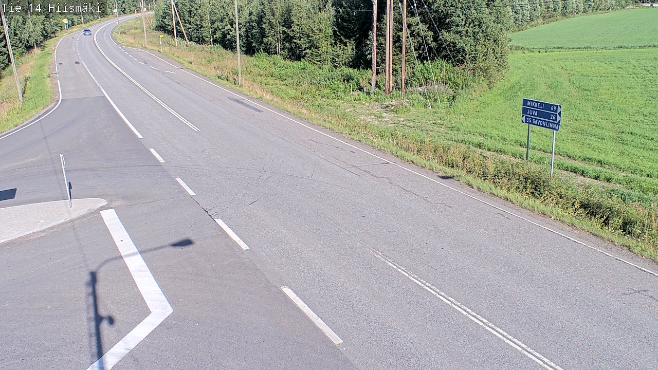 Kelikamerat Kuva Tie 14 Rantasalmi, Hiismäki, Rantasalmi, Etelä-Savo
