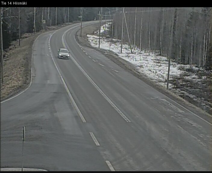 Weather Camera Image Road 14 Rantasalmi, Hiismäki, Rantasalmi, Etelä-Savo