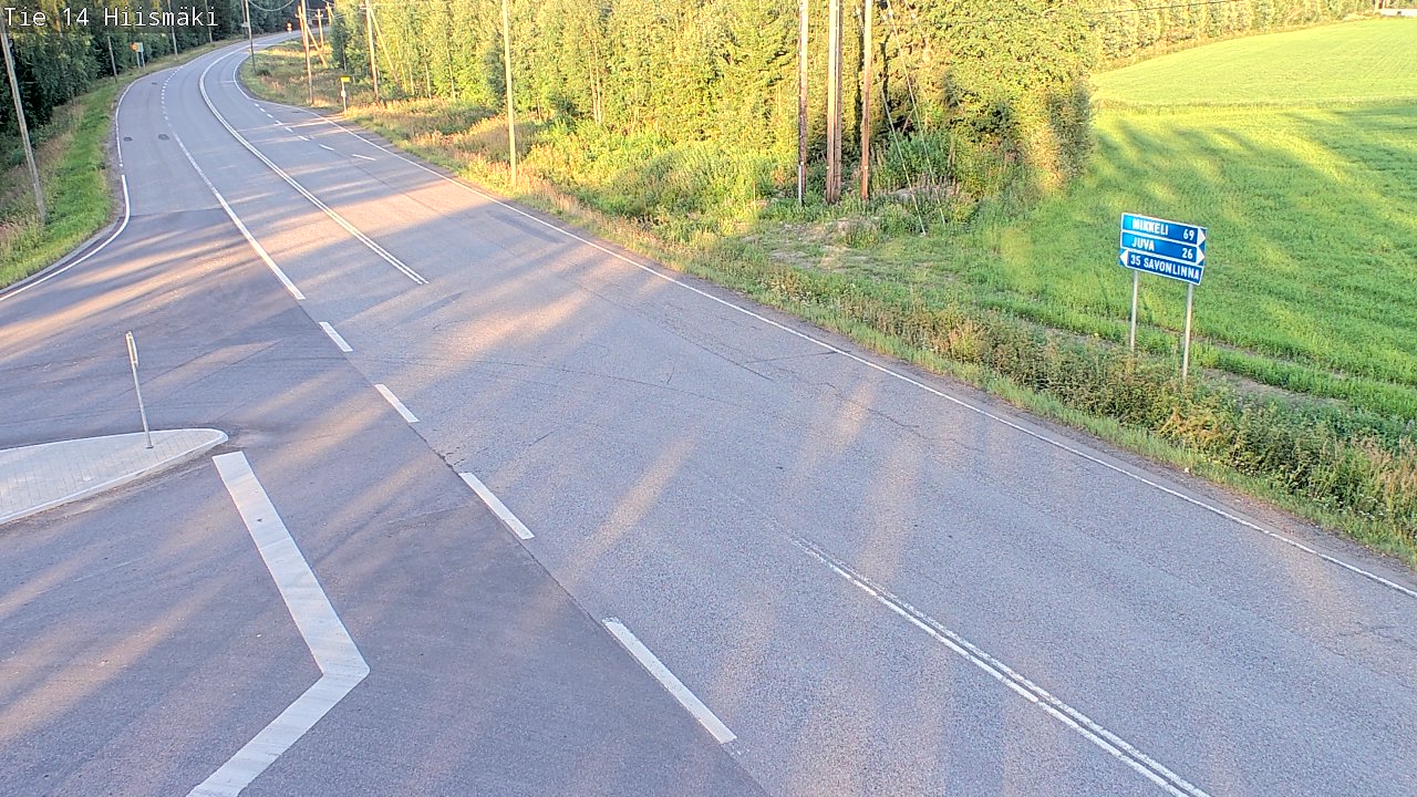 Kelikamerat Kuva Tie 14 Rantasalmi, Hiismäki, Rantasalmi, Etelä-Savo