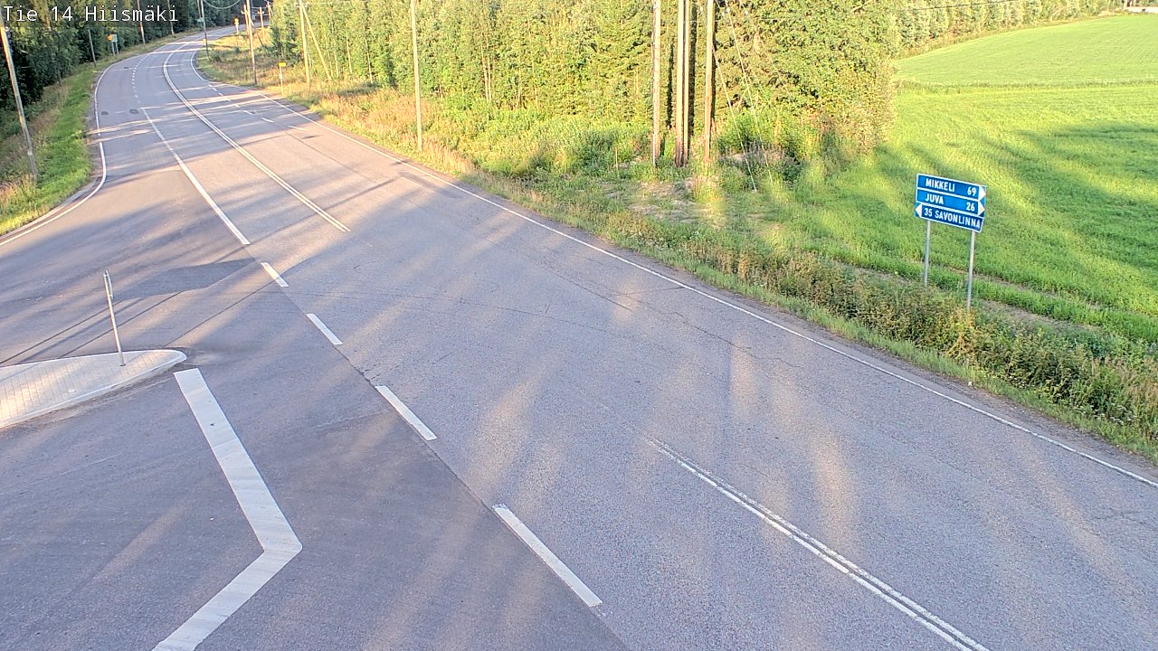 Kelikamerat Kuva Tie 14 Rantasalmi, Hiismäki, Rantasalmi, Etelä-Savo