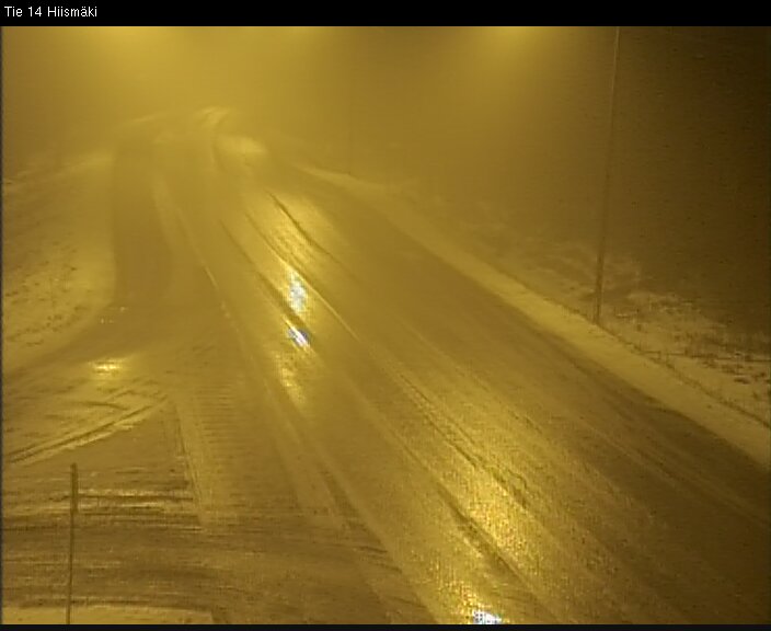 Weather Camera Image Väg 14 Rantasalmi, Hiismäki, Rantasalmi, Etelä-Savo