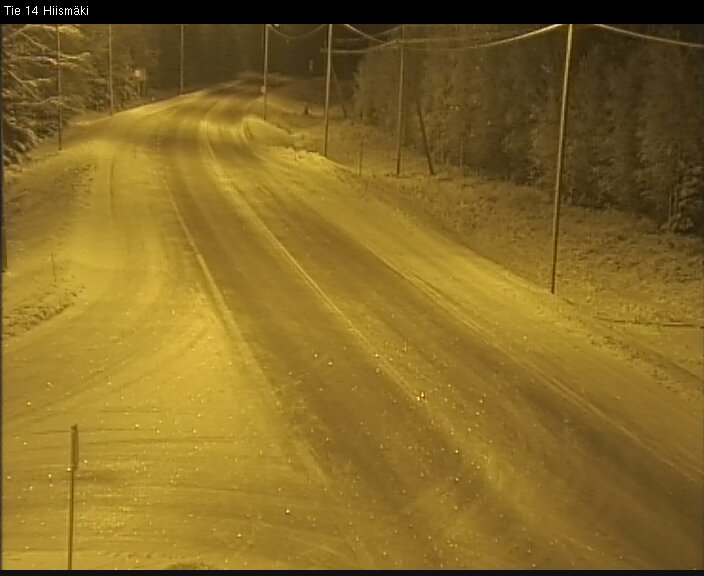 Weather Camera Image Road 14 Rantasalmi, Hiismäki, Rantasalmi, Etelä-Savo