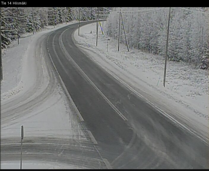 Weather Camera Image Road 14 Rantasalmi, Hiismäki, Rantasalmi, Etelä-Savo
