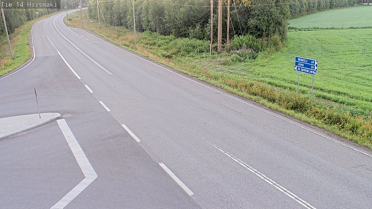 Kelikamerat Kuva Tie 14 Rantasalmi, Hiismäki, Rantasalmi, Etelä-Savo