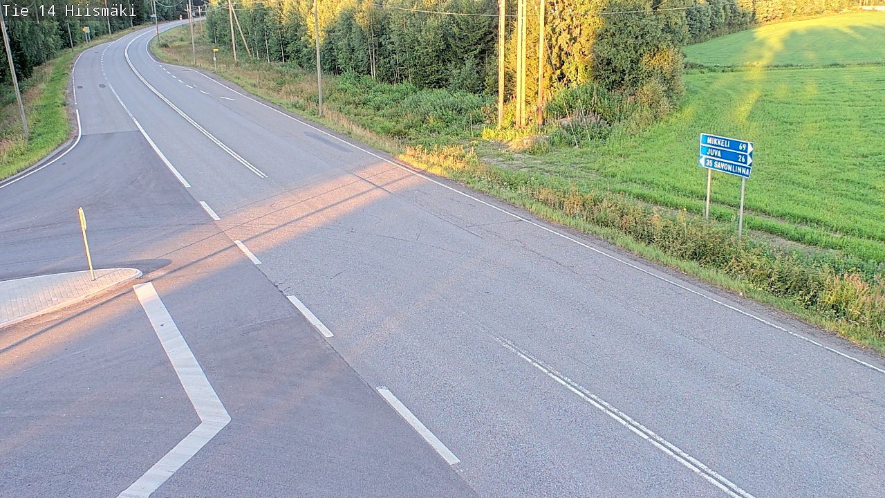 Kelikamerat Kuva Tie 14 Rantasalmi, Hiismäki, Rantasalmi, Etelä-Savo