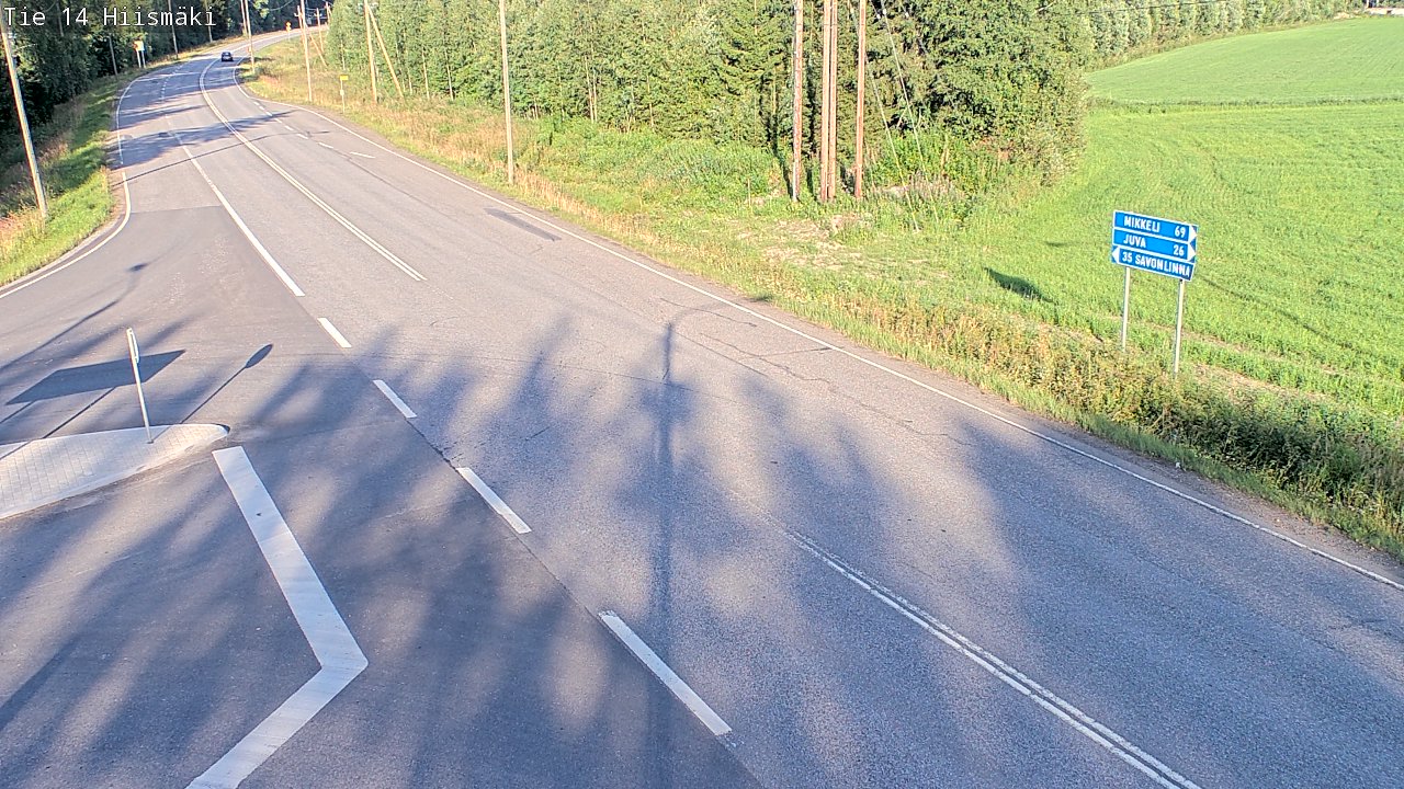 Kelikamerat Kuva Tie 14 Rantasalmi, Hiismäki, Rantasalmi, Etelä-Savo