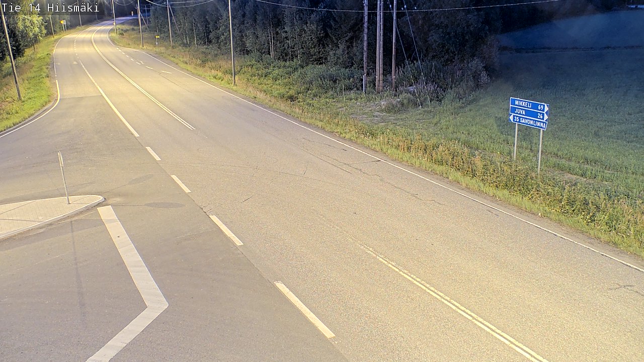 Kelikamerat Kuva Tie 14 Rantasalmi, Hiismäki, Rantasalmi, Etelä-Savo