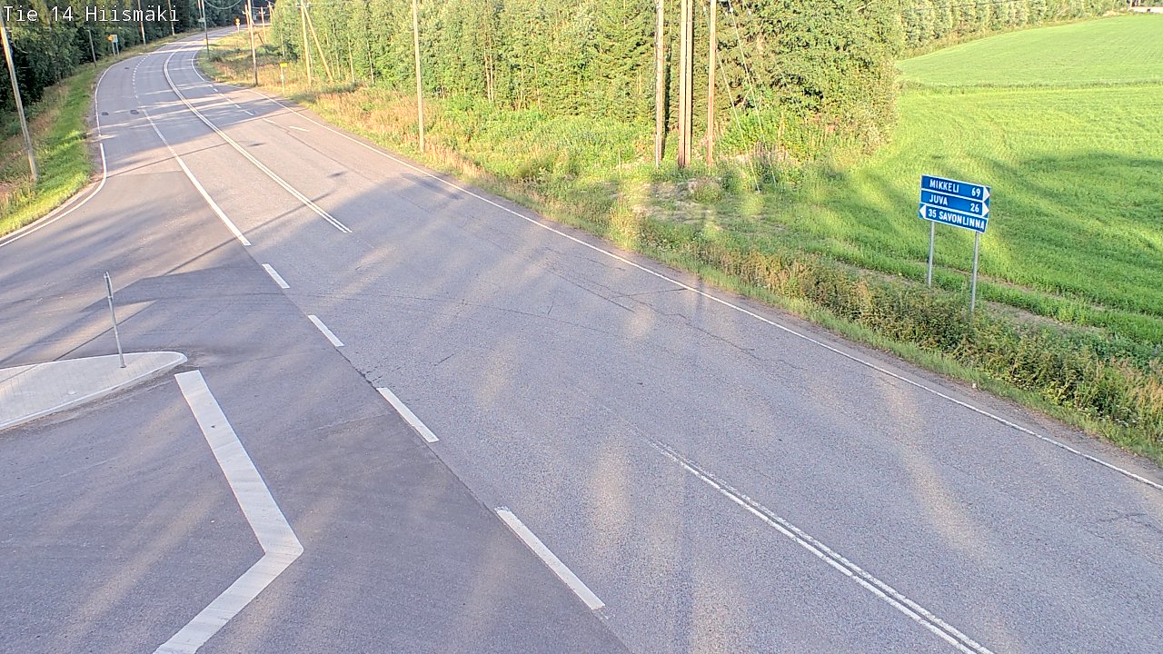 Kelikamerat Kuva Tie 14 Rantasalmi, Hiismäki, Rantasalmi, Etelä-Savo