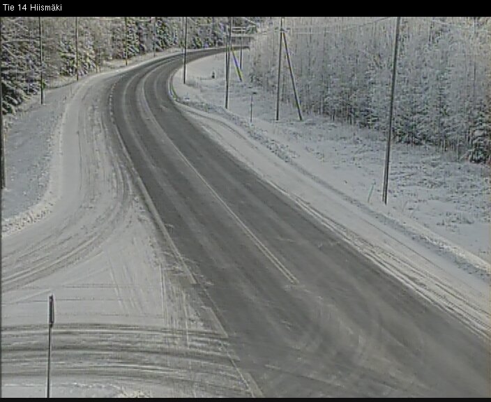 Weather Camera Image Road 14 Rantasalmi, Hiismäki, Rantasalmi, Etelä-Savo