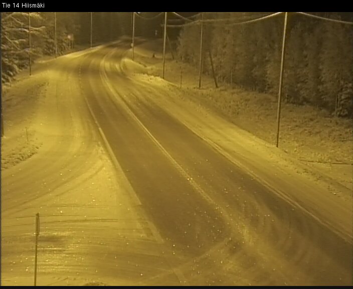 Weather Camera Image Road 14 Rantasalmi, Hiismäki, Rantasalmi, Etelä-Savo