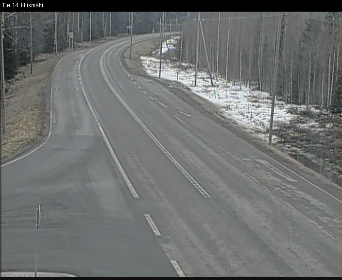 Weather Camera Image Road 14 Rantasalmi, Hiismäki, Rantasalmi, Etelä-Savo