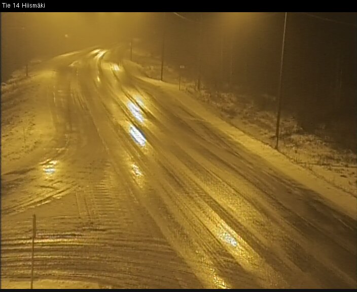 Weather Camera Image Väg 14 Rantasalmi, Hiismäki, Rantasalmi, Etelä-Savo