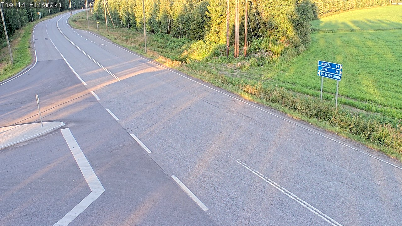 Kelikamerat Kuva Tie 14 Rantasalmi, Hiismäki, Rantasalmi, Etelä-Savo