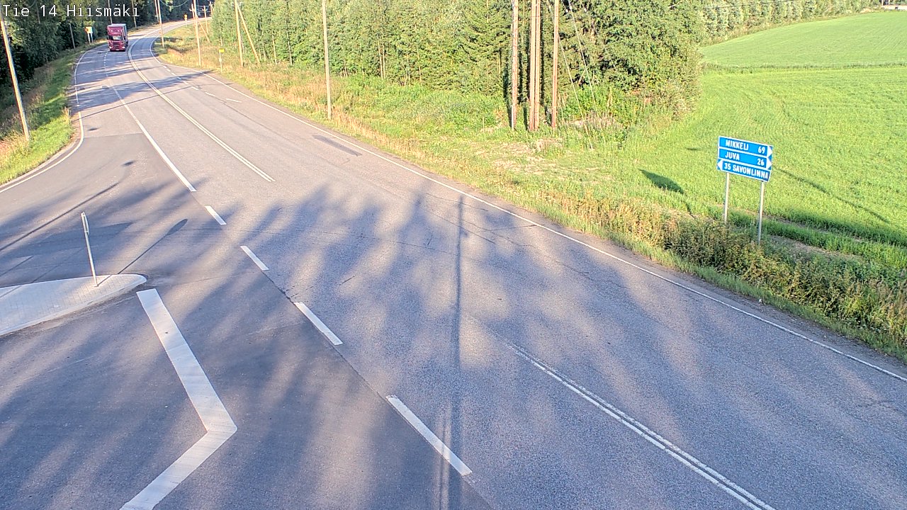 Kelikamerat Kuva Tie 14 Rantasalmi, Hiismäki, Rantasalmi, Etelä-Savo