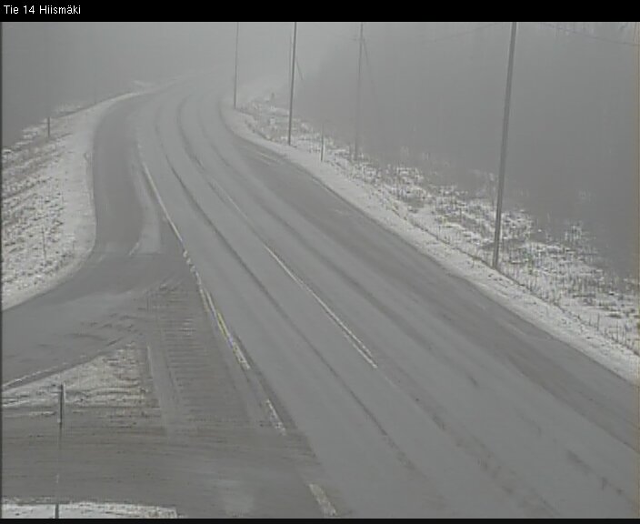 Weather Camera Image Väg 14 Rantasalmi, Hiismäki, Rantasalmi, Etelä-Savo