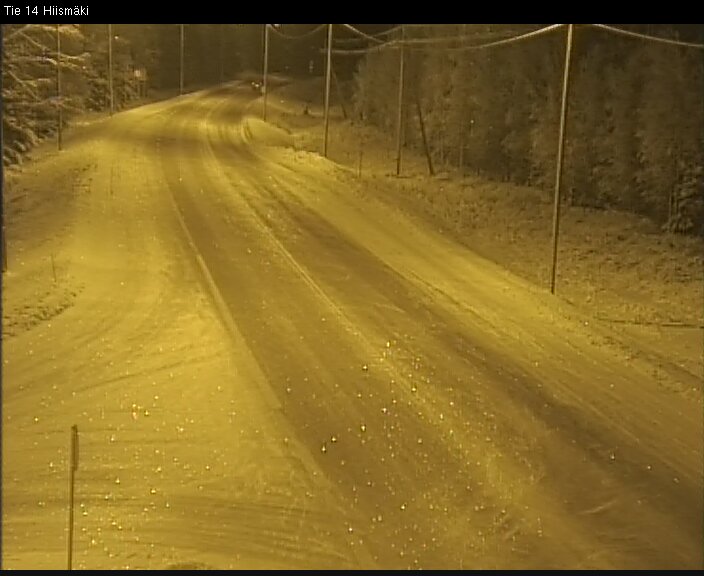 Weather Camera Image Väg 14 Rantasalmi, Hiismäki, Rantasalmi, Etelä-Savo