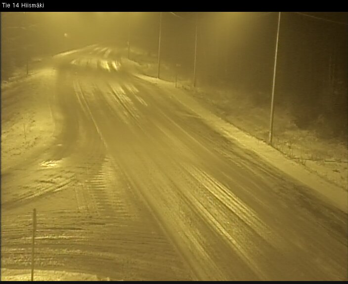 Weather Camera Image Väg 14 Rantasalmi, Hiismäki, Rantasalmi, Etelä-Savo